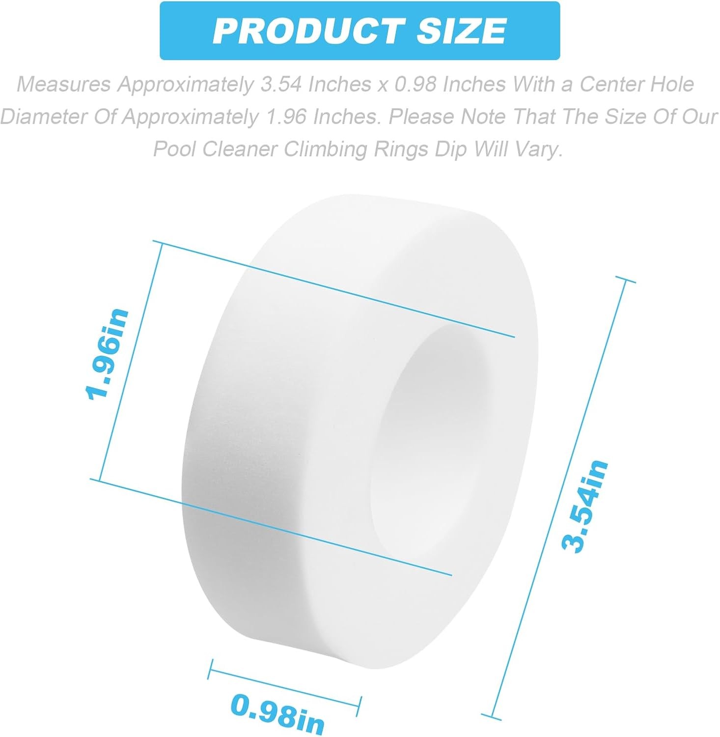 Pool Cleaner Climbing Rings (4 Pack) Fits for Dolphin Maytronics Robotic Replace