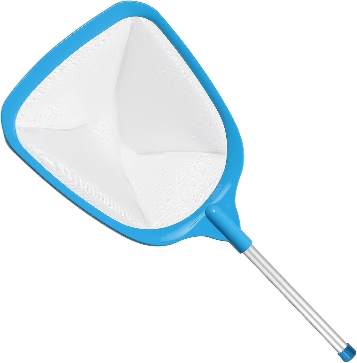 Pool Skimmer Net Fine Mesh Leaf Rake Cleaner with Pole for Pools