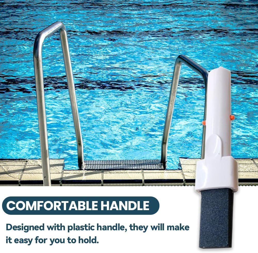 3pack Pool Pumice Stone for Cleaning, Remover Pool Cleaning Tools with Handle…
