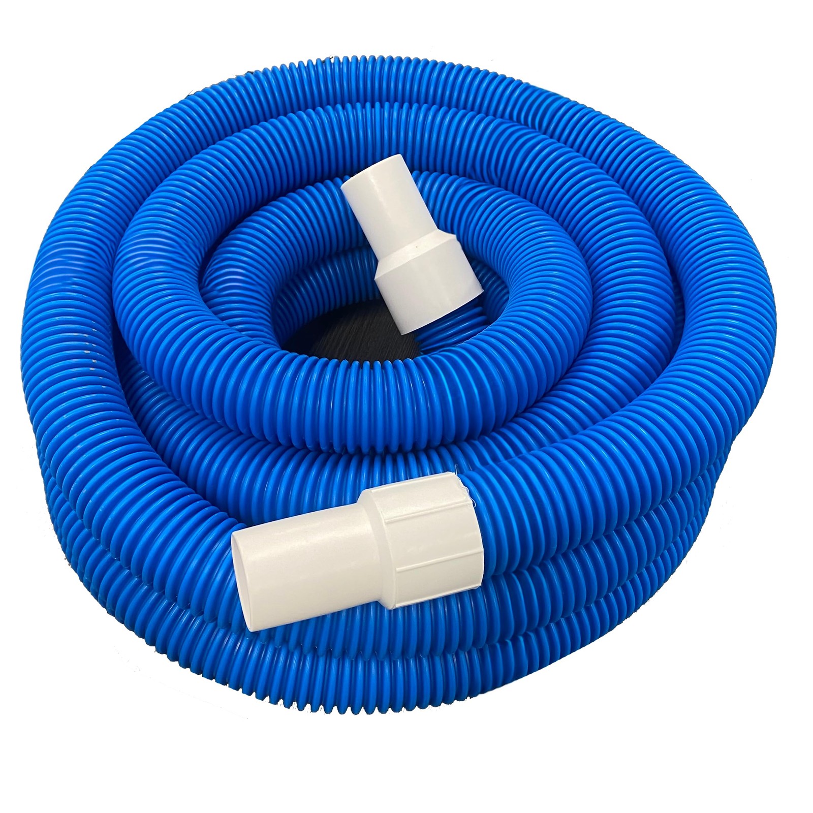 Poolzilla 1.5&Prime;x30&prime; Spiral Wound EVA Pool Vacuum Hose w/ Swivel Cuff