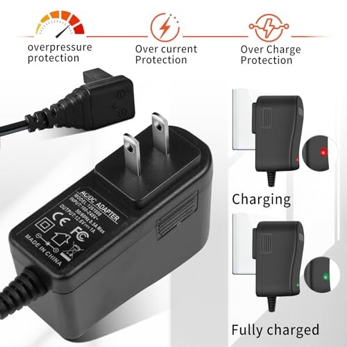 2-Pin 12.6V Power Adapter Charger for Aiper Seagull Pool Vacuum 600 800B SE