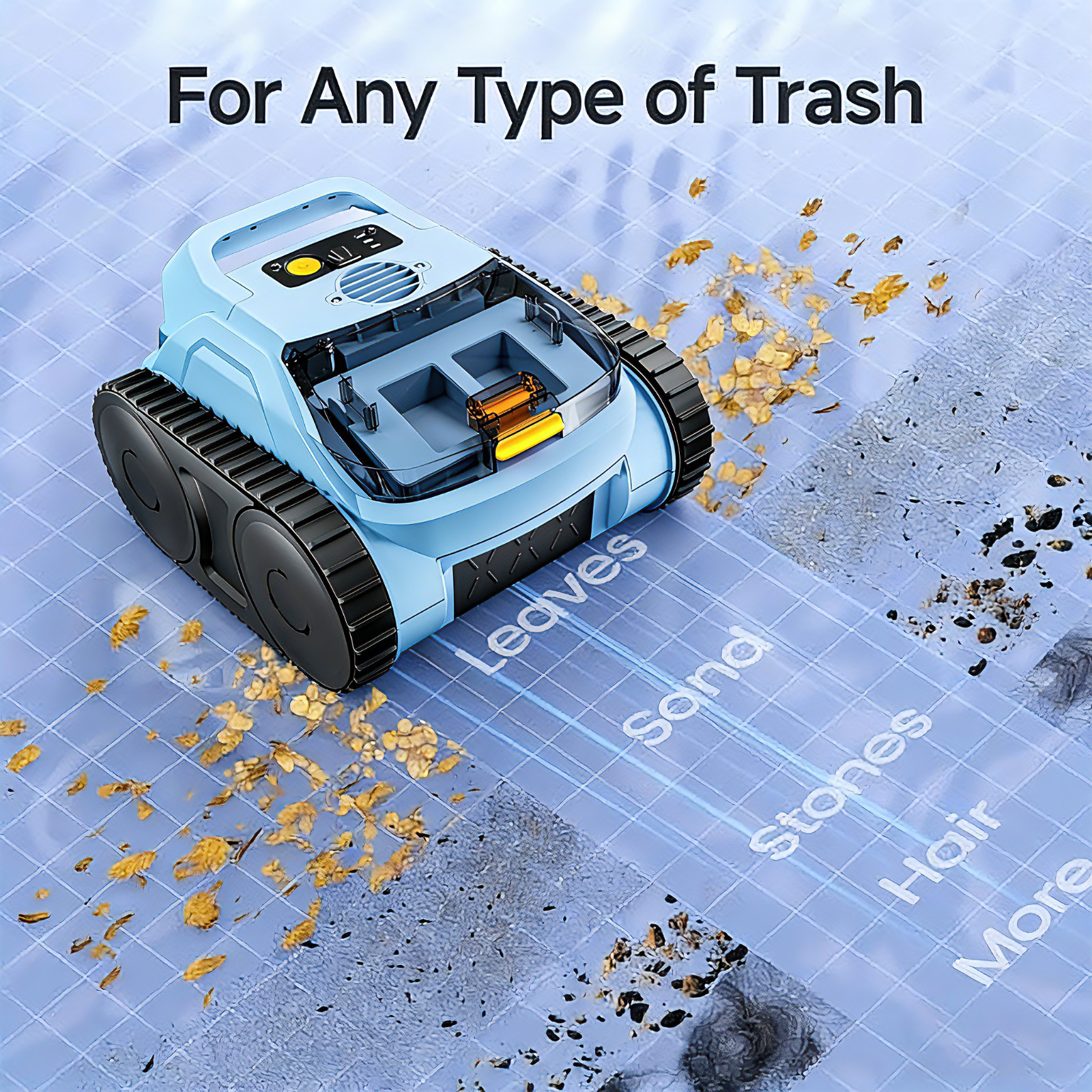 2026 New Cordless Robotic Pool Cleaner | 120W Brushless Motor Pool Vacuum