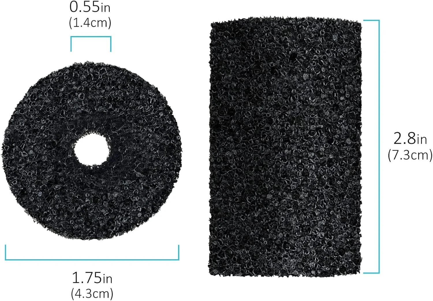 Pool Hose Tail Scrubbers,12 Pack Tail Sweeps Scrubber Replacement High Density S