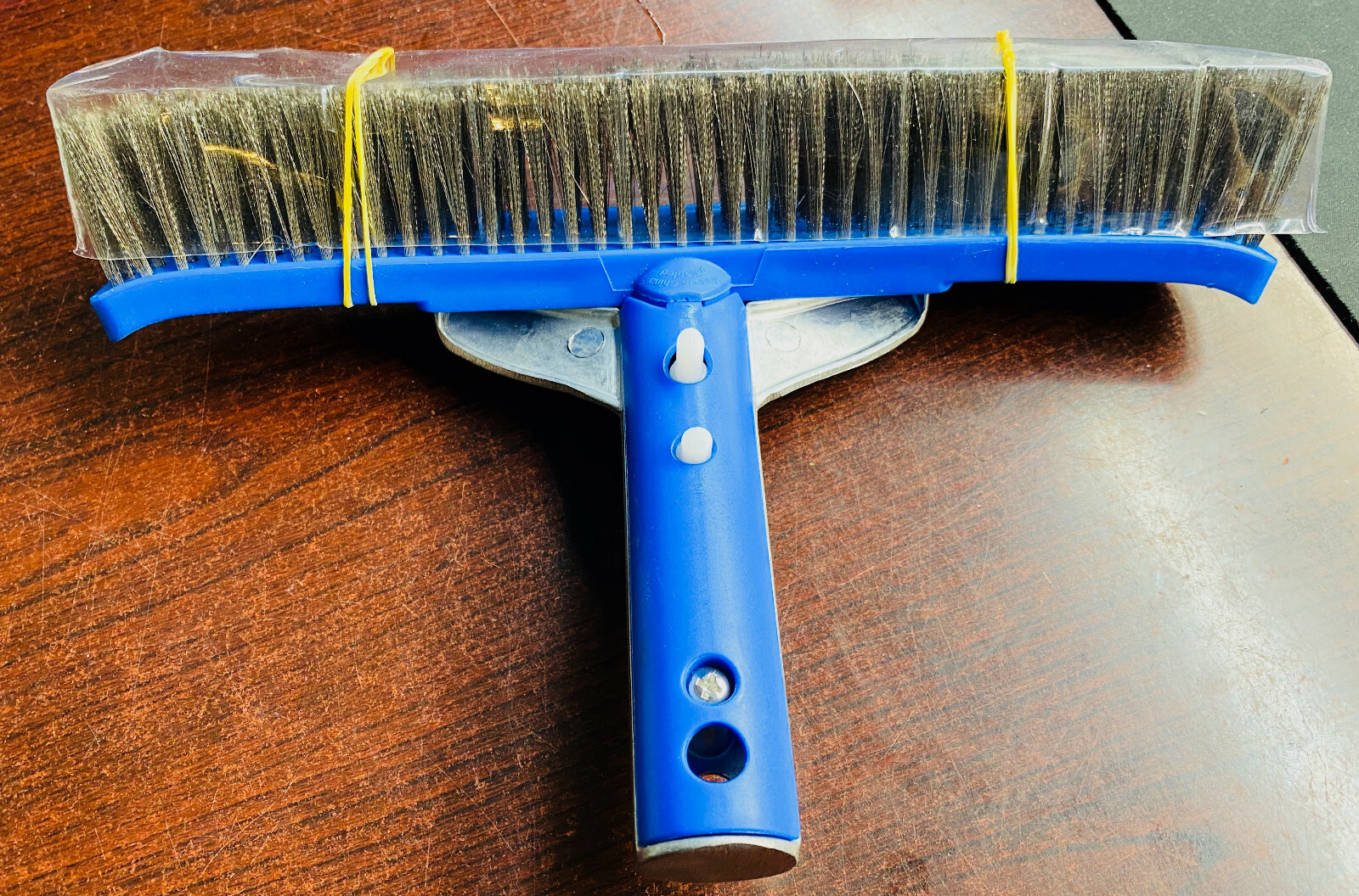 Milliard 10 inch Wide Heavy Duty Stainless Steel Wire Pool Brush, Designed for