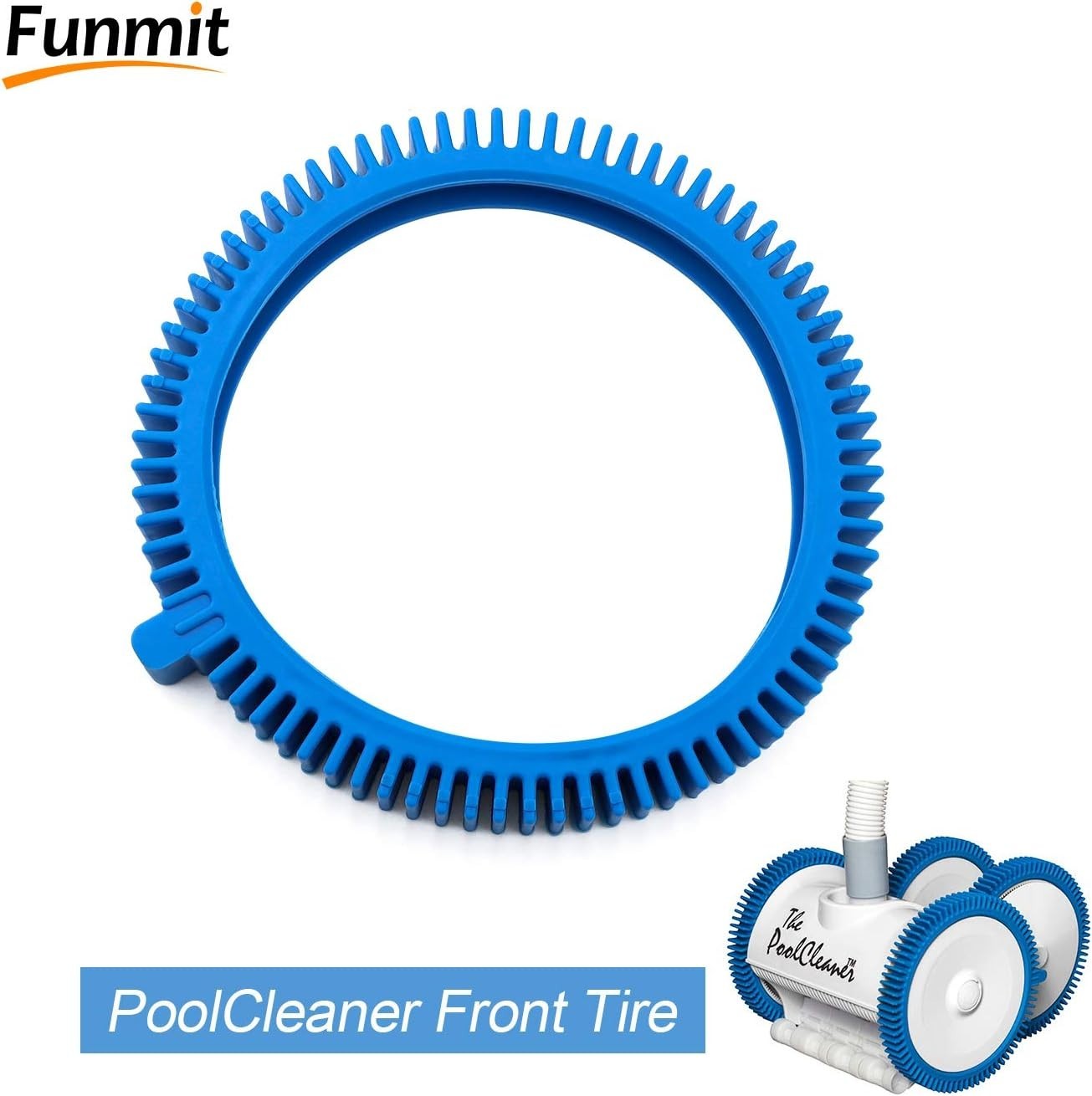 Blue Pool Vacuum Tire Kit 2 Pack for Hayward & Phoenix Cleaners, Heavy-Duty R…