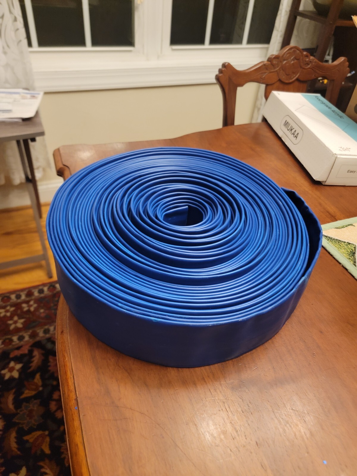 Discharge Hose 3&Prime; Wide For 2&Prime; Pipe x 100+&rsquo; PVC Lay Flat Backwash Drain Hose