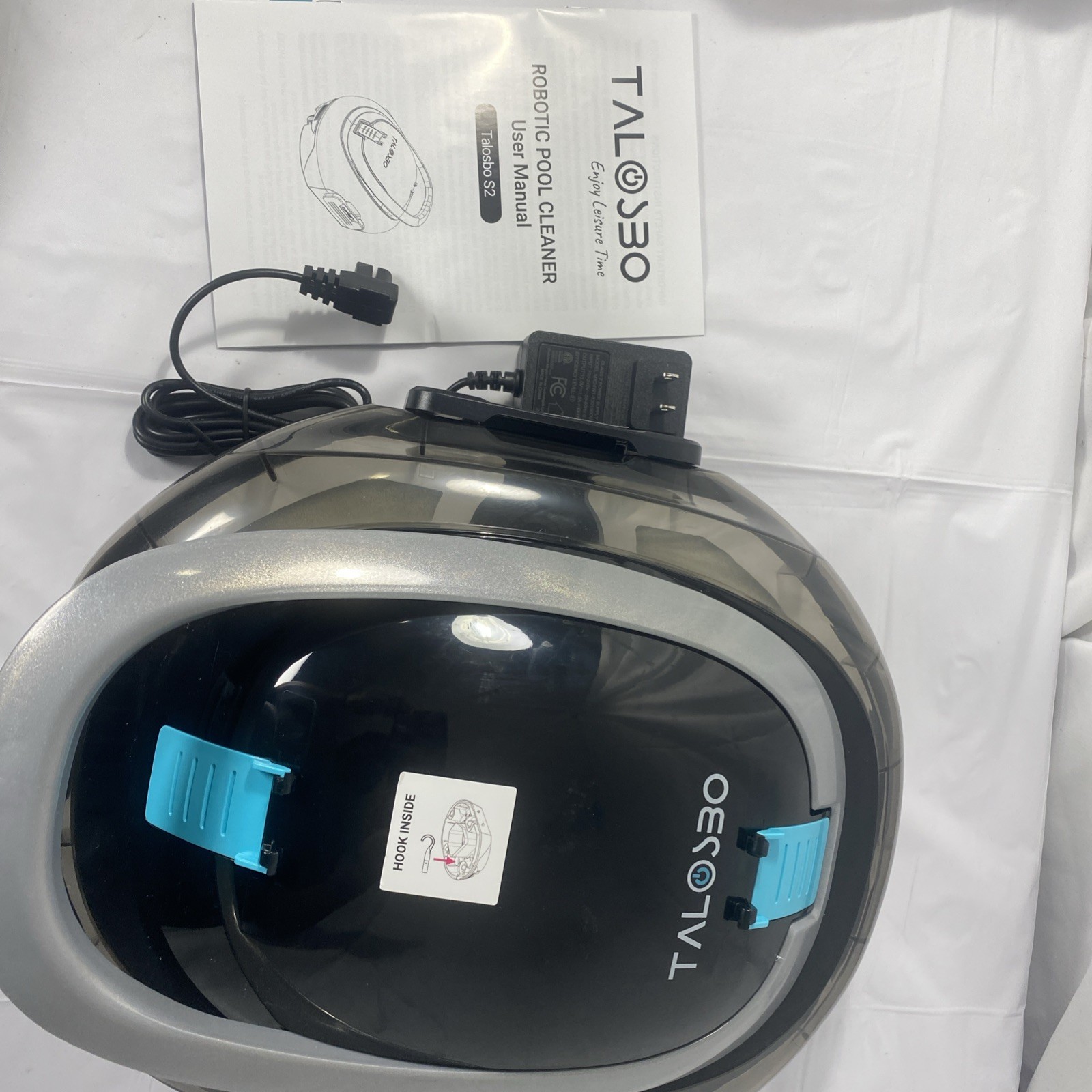 S2 Robotic Pool Cleaner – Dual-Layer Filtration, 90-Min Runtime, Powerful Cordle