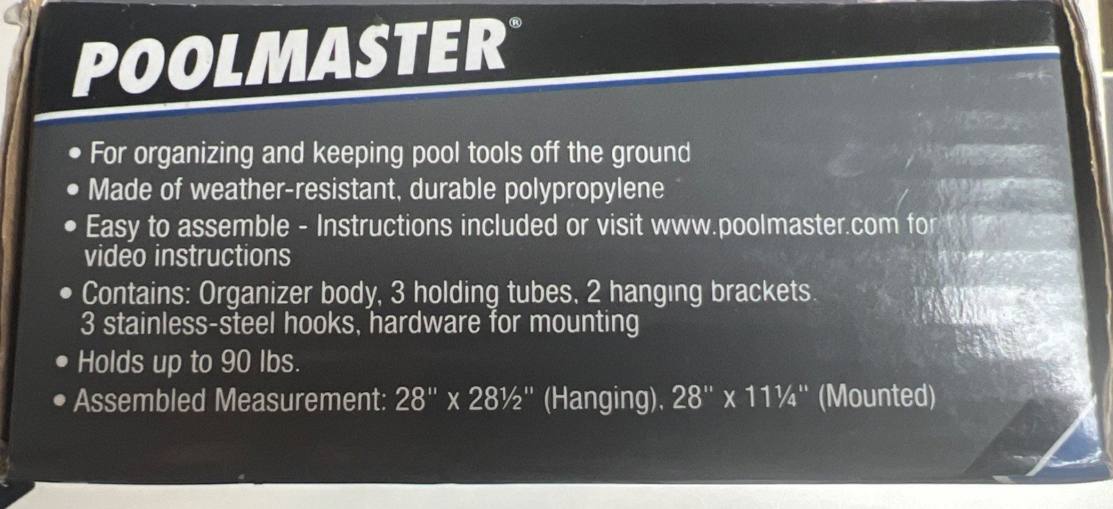 Poolmaster 35600 Maintenance Swimming Pool Cleaning Vacuum Tools Organizer