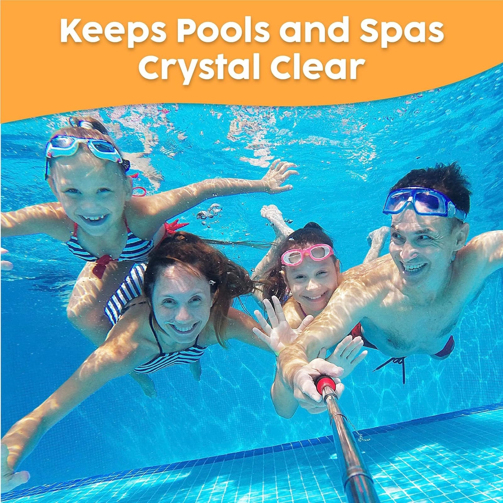 Pool Filter Cleaner Spray – Removes Sunscreen & Oils – Foam-Free Formula – 32 oz