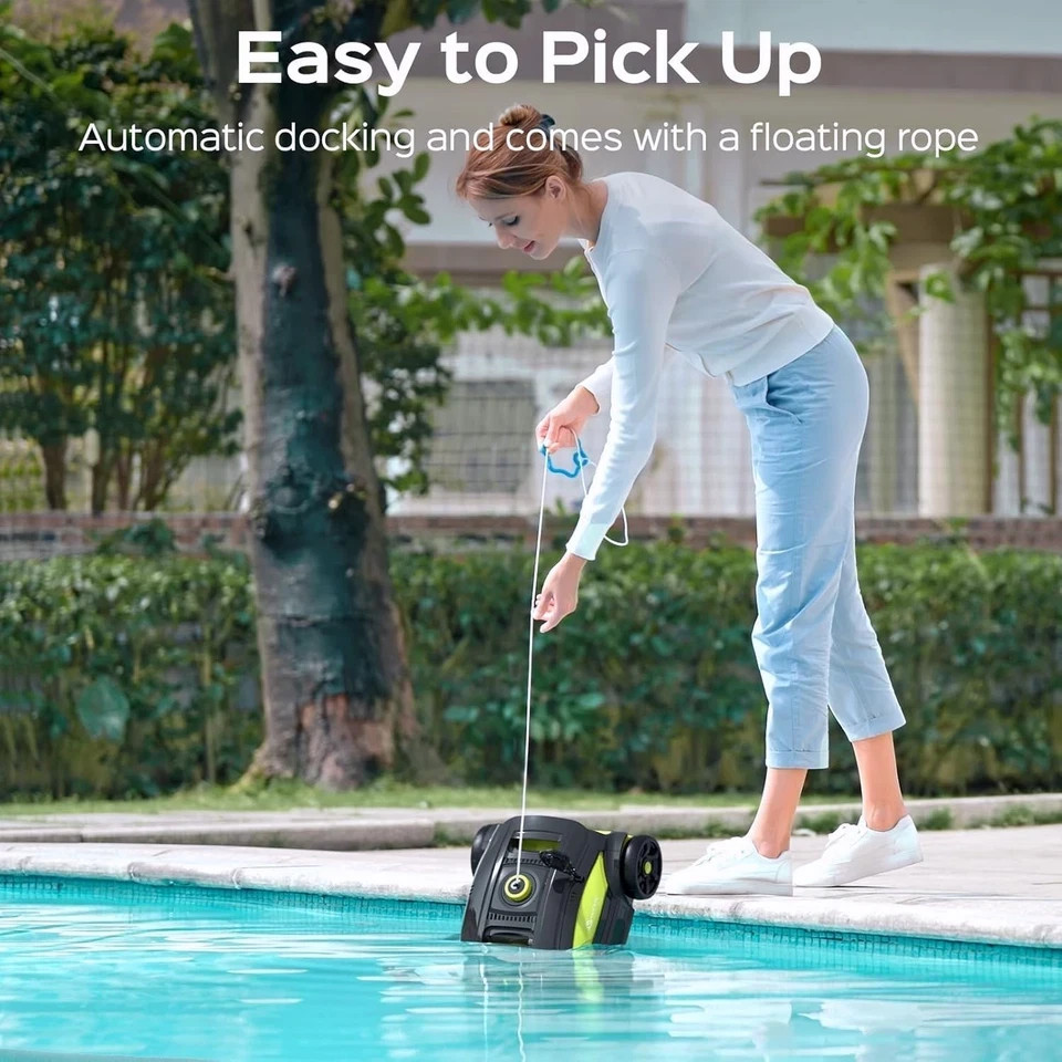 WINNY POOL CLEANER WY1103 Pool Robot, Cordless Pool with Battery, 120m²