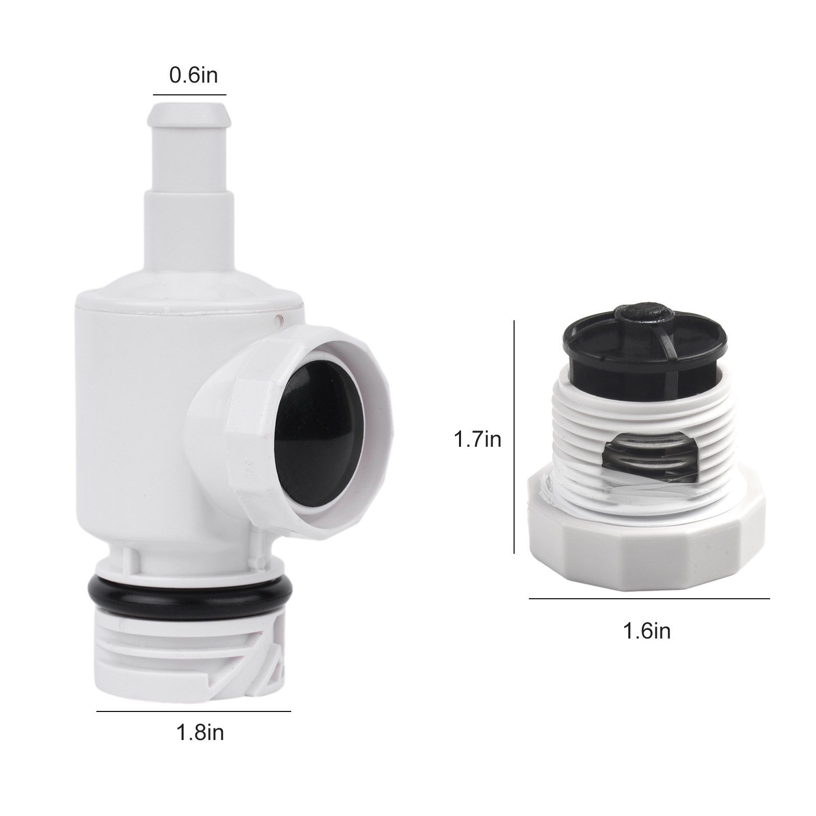 ABS Plastic Quick Disconnect Valve for Polaris Pool Cleaner UWF Disconnect