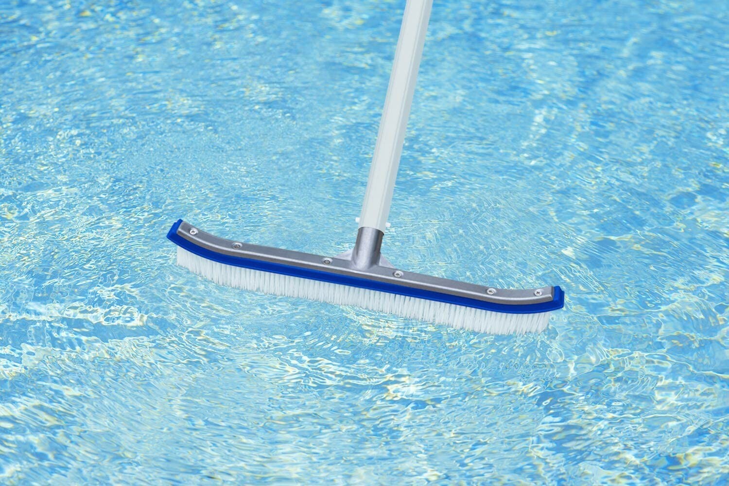 18&Prime; Strong Aluminium Swimming Pool Cleaning Brush Wall Tiles & Floors #8220