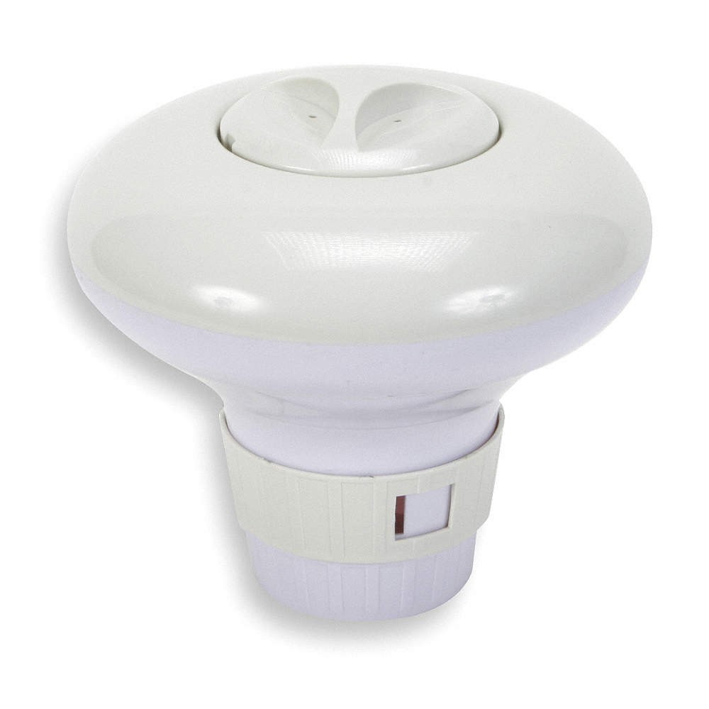 GRAINGER APPROVED 2ZTZ5 Pool Chemical Dispenser,Plastic,White 2ZTZ5