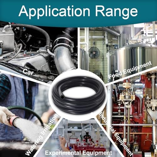 Vacuum Hose Automotive, 10 FT 5/32 Inch ID Vacuum Line, 130PSI Max Pressure