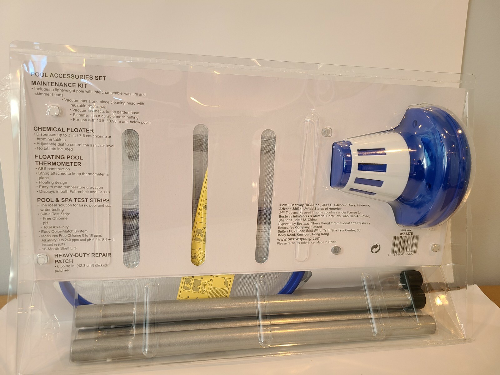 Bestway Flow Clear Above Ground Pool Cleaning & Maintenance Accessories Set Kit