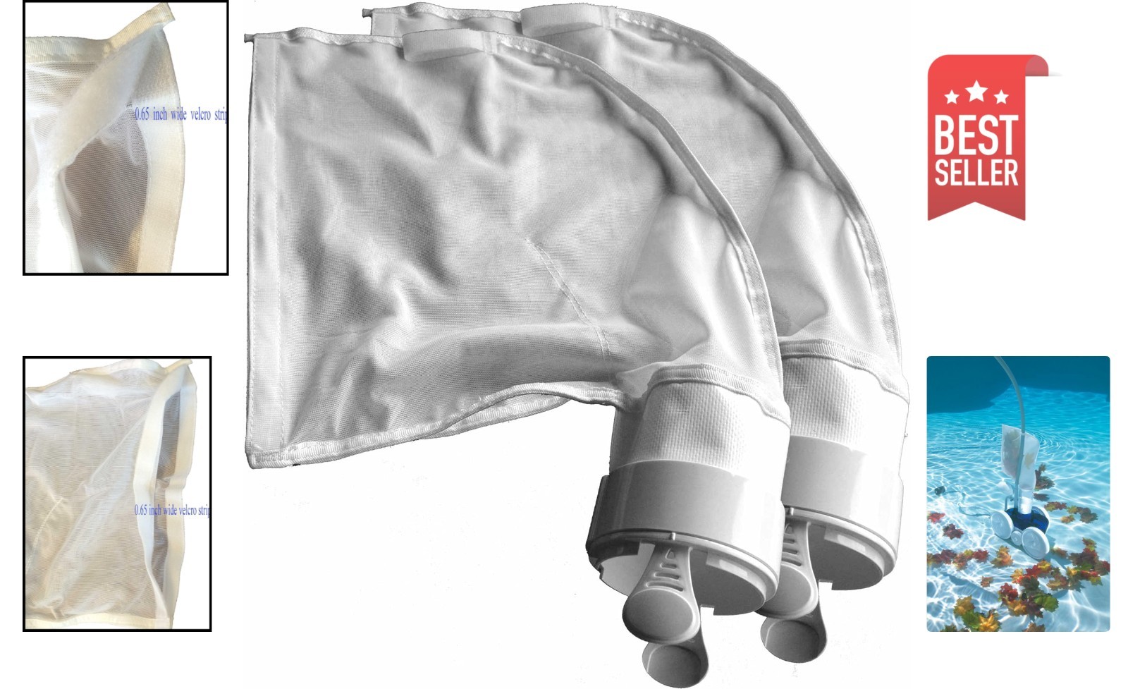High-Quality K16 All-Purpose Pool Cleaner Bag for Polaris 280 and 480 – 2 Pack