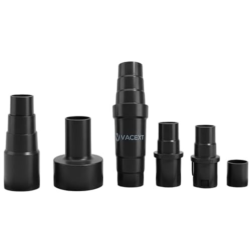 Universal Vacuum Hose Adapter Kit Reducer Attachment Set Converter from 1 1/2