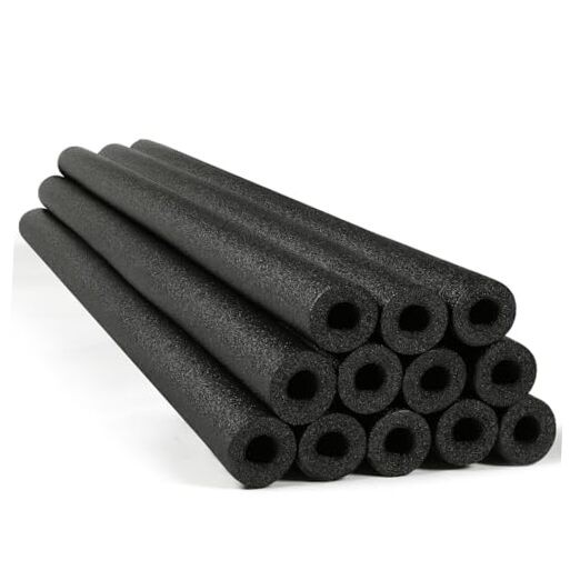 12 Pack Pool Noodles Foam Swim Noodles 52 Inch Jumbo Hollow Swimming Black