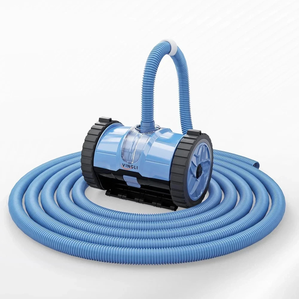 2025 Upgrade Automatic Pool Vacuum Cleaner Wall-Climbing Suction Side
