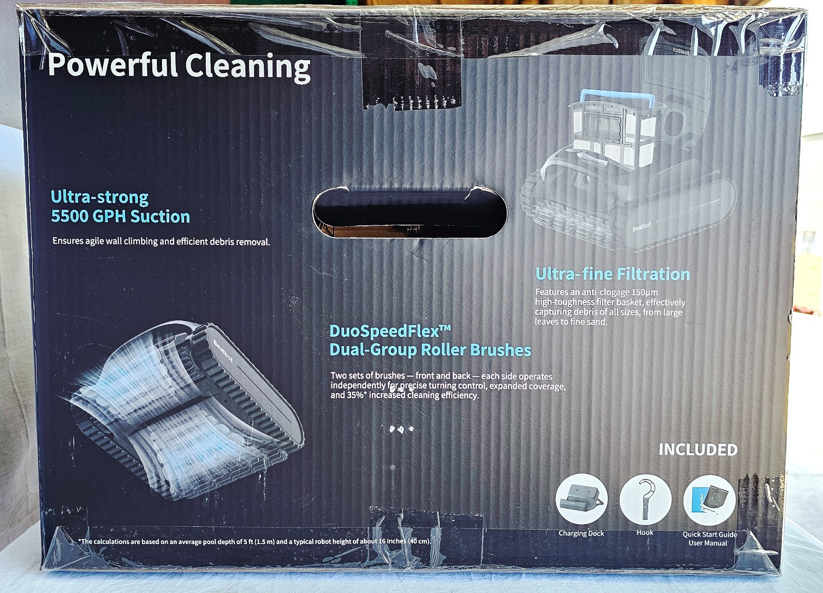 NEW Beatbot A100 Cordless Pool Cleaner Robot Floor & Wall Cleaner w/ APP Control