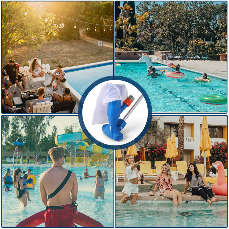 Pool Vacuum Handheld Spa Suction Underwater Cleaner for Above Ground Pools