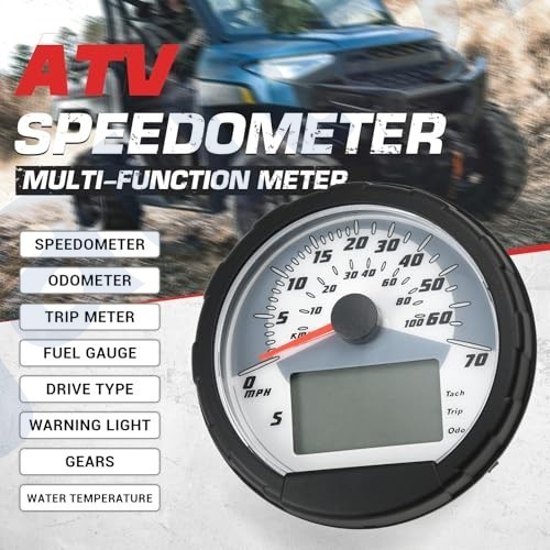3280431 ATV Speedometer Gauge Cluster Assembly Compatible with Polaris