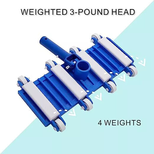 Pool Corner CleanerCleaning Brush Above Ground Pool 14 Inch Vacuum Heads