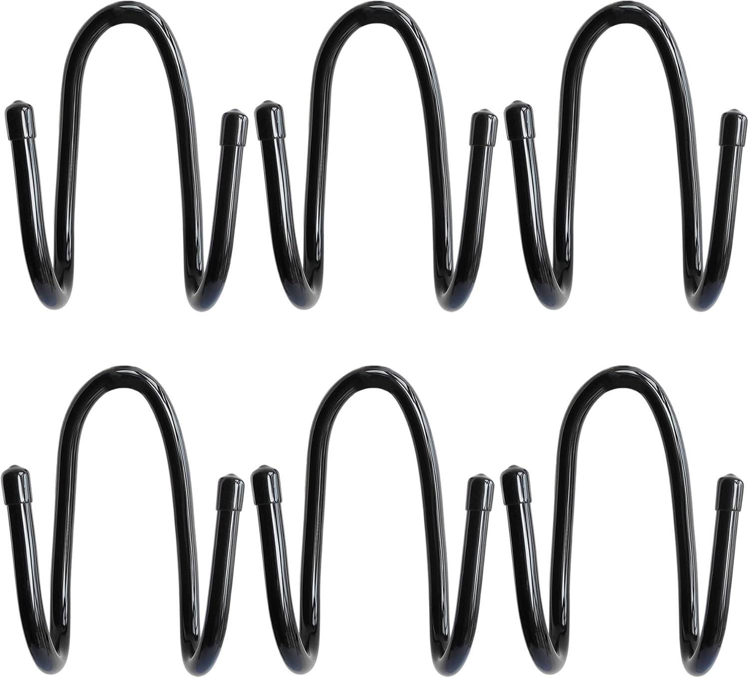 6PCS Chain Link Fence Hooks, Fence Hangers for Leaf Rakes, Pool Poles,Nets,Br…