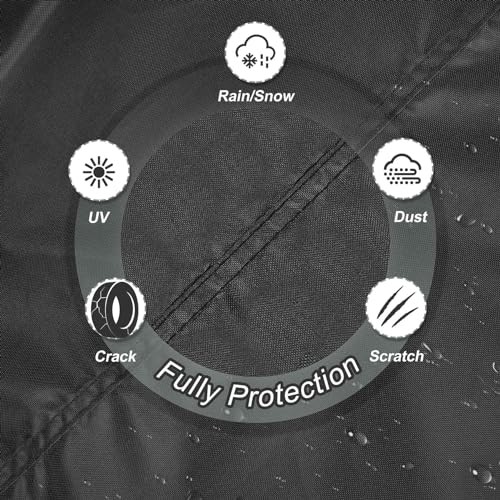 Seasonal Tire Cover – Spare Tire Bag with Handle, Heavy Duty Winter Wheel