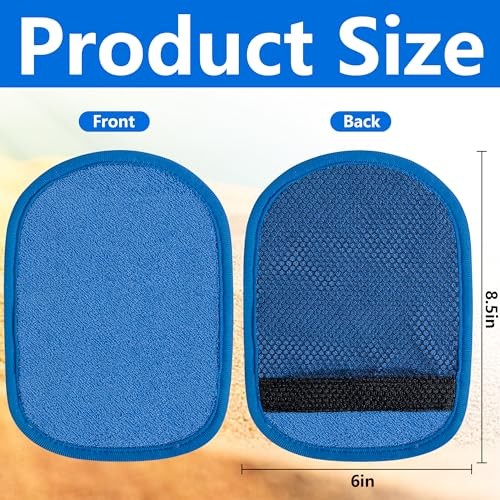 codree Sand Remover for Beach- Soft Sand Wipe Off Mitts- Beach Sands 4 Pcs