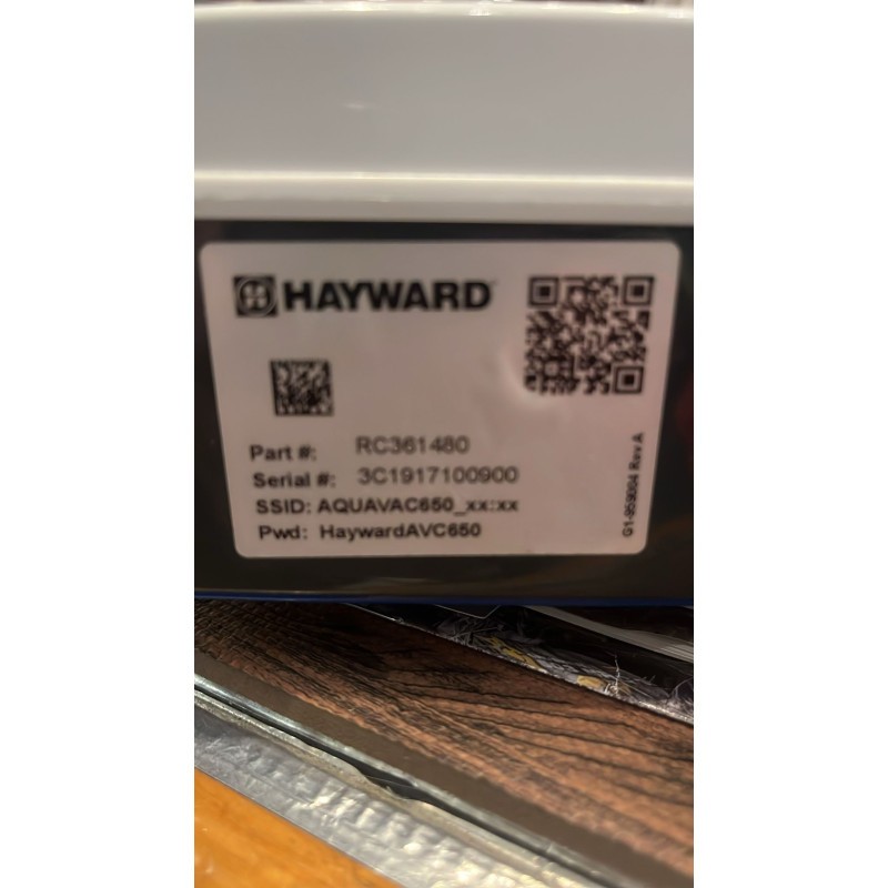 HAYWARD – AV650 WIFI Power Supply for AQUAVAC 600/650 Cleaners (USED)