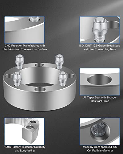 4 Lug Wheel Spacers 2 inch 4x156mm to 4x156mm 131mm 2pcs 4×156 wheel spacers