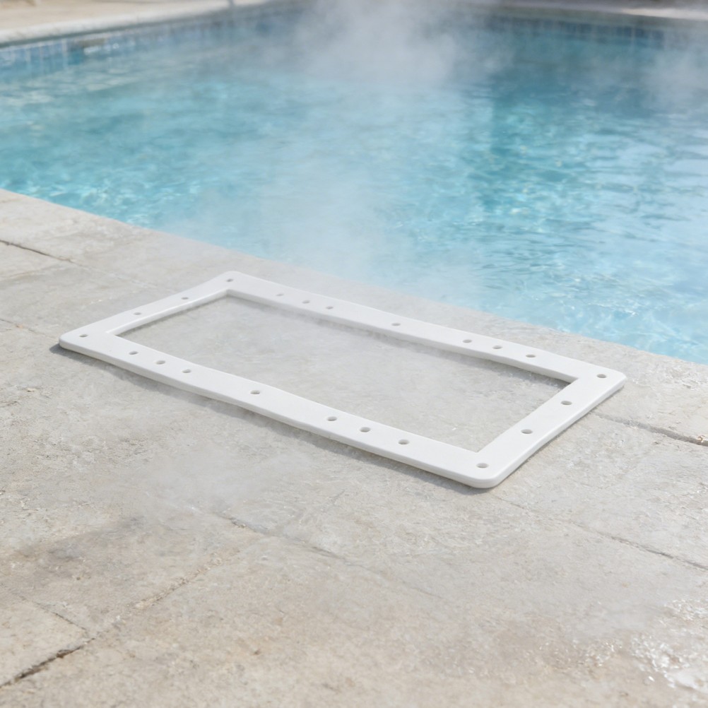 Swimming Pool Skimmer Rubber Pad Ground Gasket Wide Mouth Parts above