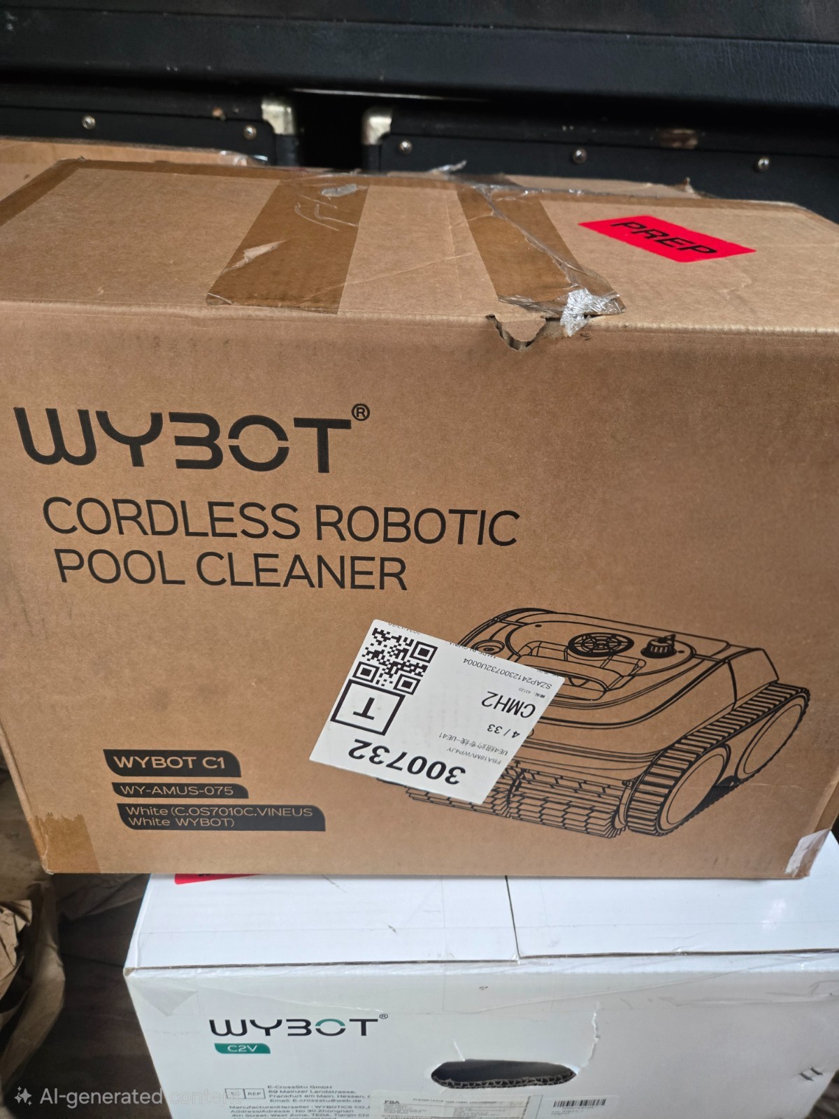 WYBOT C1 Cordless Robotic Pool Cleaner Inground In-Ground Vacuum Wall Climbr NIB
