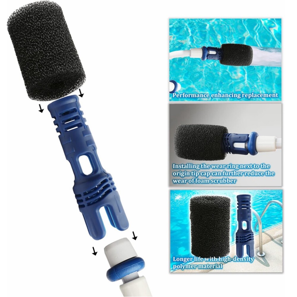 Tail Sweep Pro Scrubber TSP10S For Polaris Sport Three Wheel Pressure Cleaners
