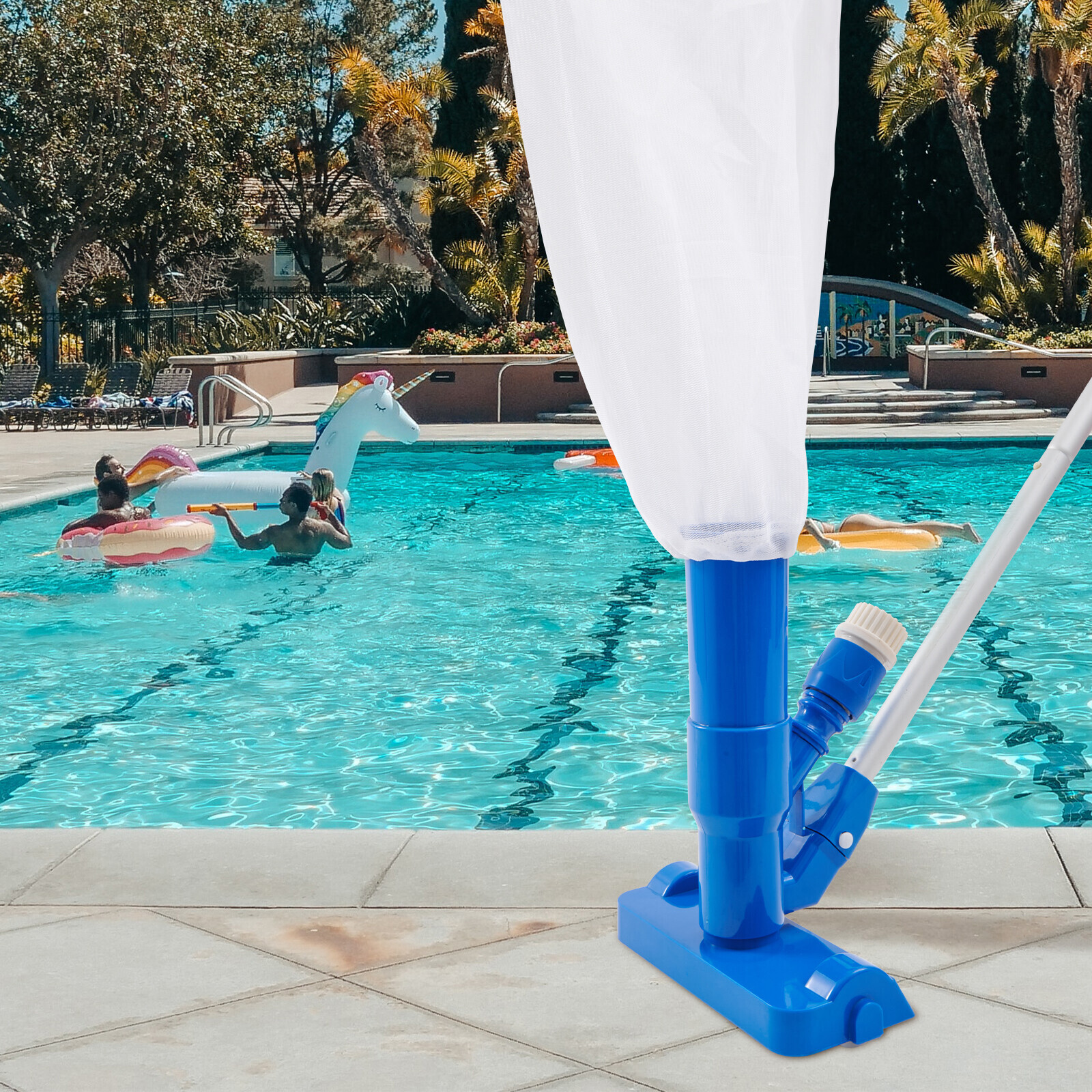 Upgraded Handheld Pool Vacuum for above Ground Pool – Swimming Pool Jet Cleaner