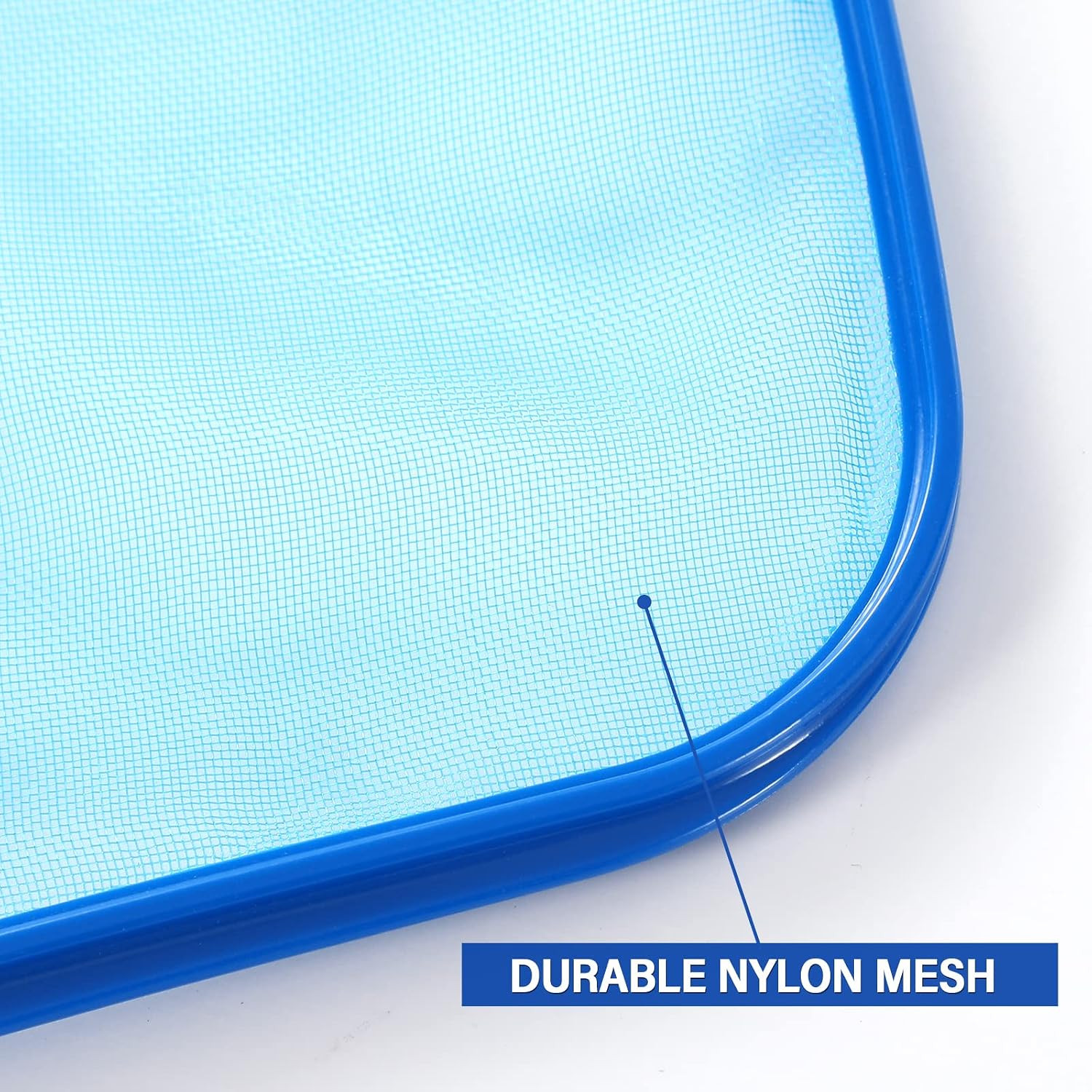 Pool Skimmer – Pool Net with Solid Plastic Frame, Skimmer Net with Fine Mesh Net