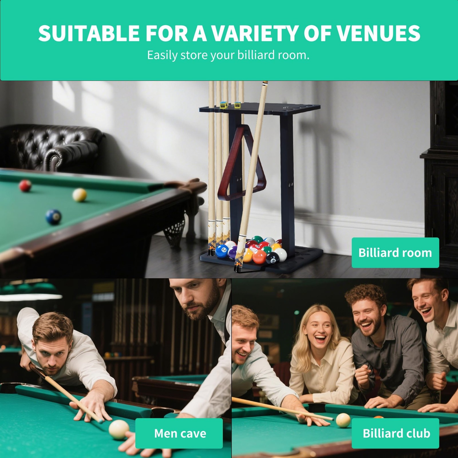 Pool Stick Holder-Pool cue holder floor stand with multiple storage designs ,…