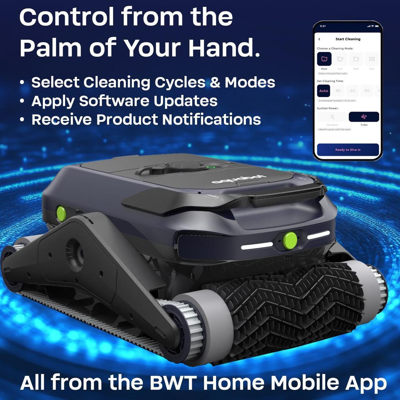 Aquabot Cordless Robotic Pool Cleaner by BWT Pool