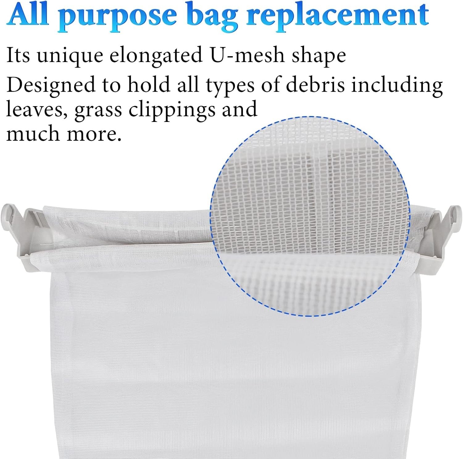 Pool Cleaner All Purpose Bag 6-206-00 with Zodiac Polaris 165, 65 Pool Cleane…
