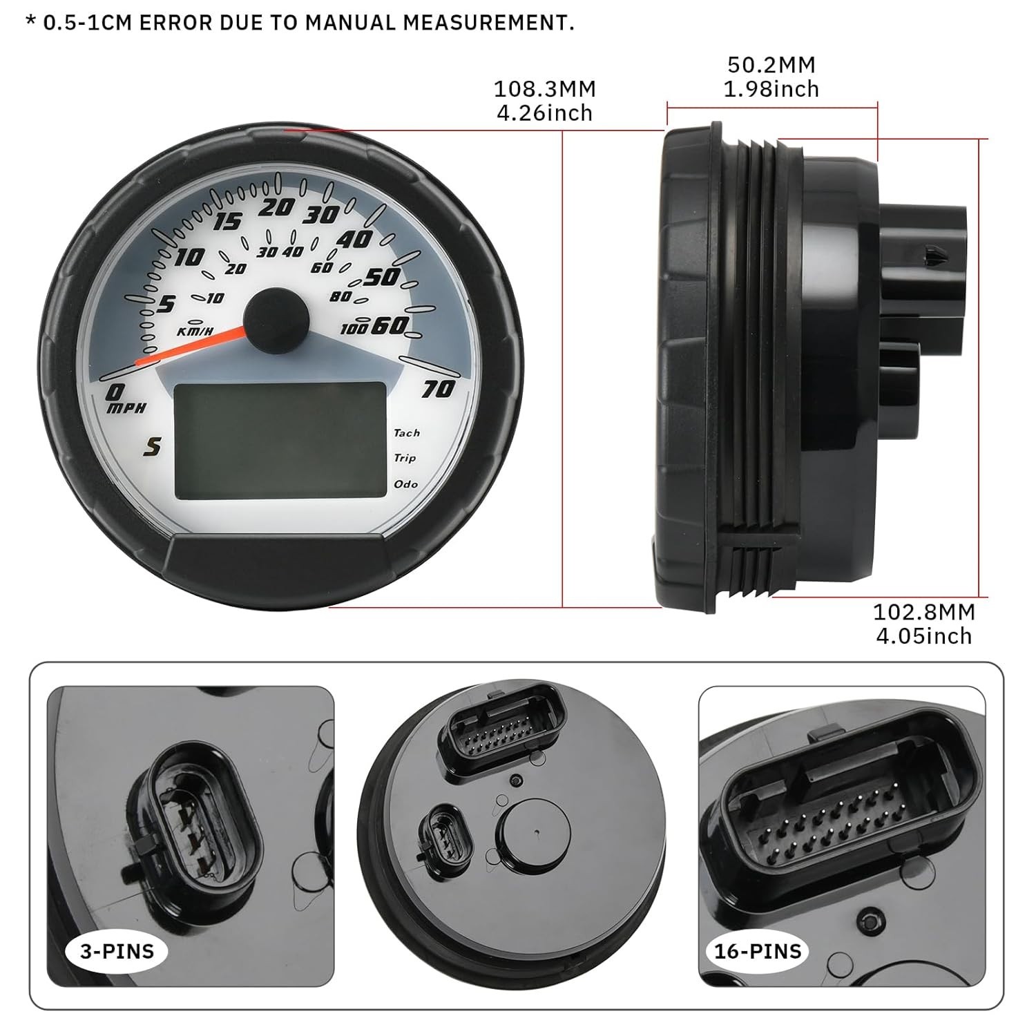 3280431 ATV Speedometer Gauge Cluster Assembly Compatible with Polaris