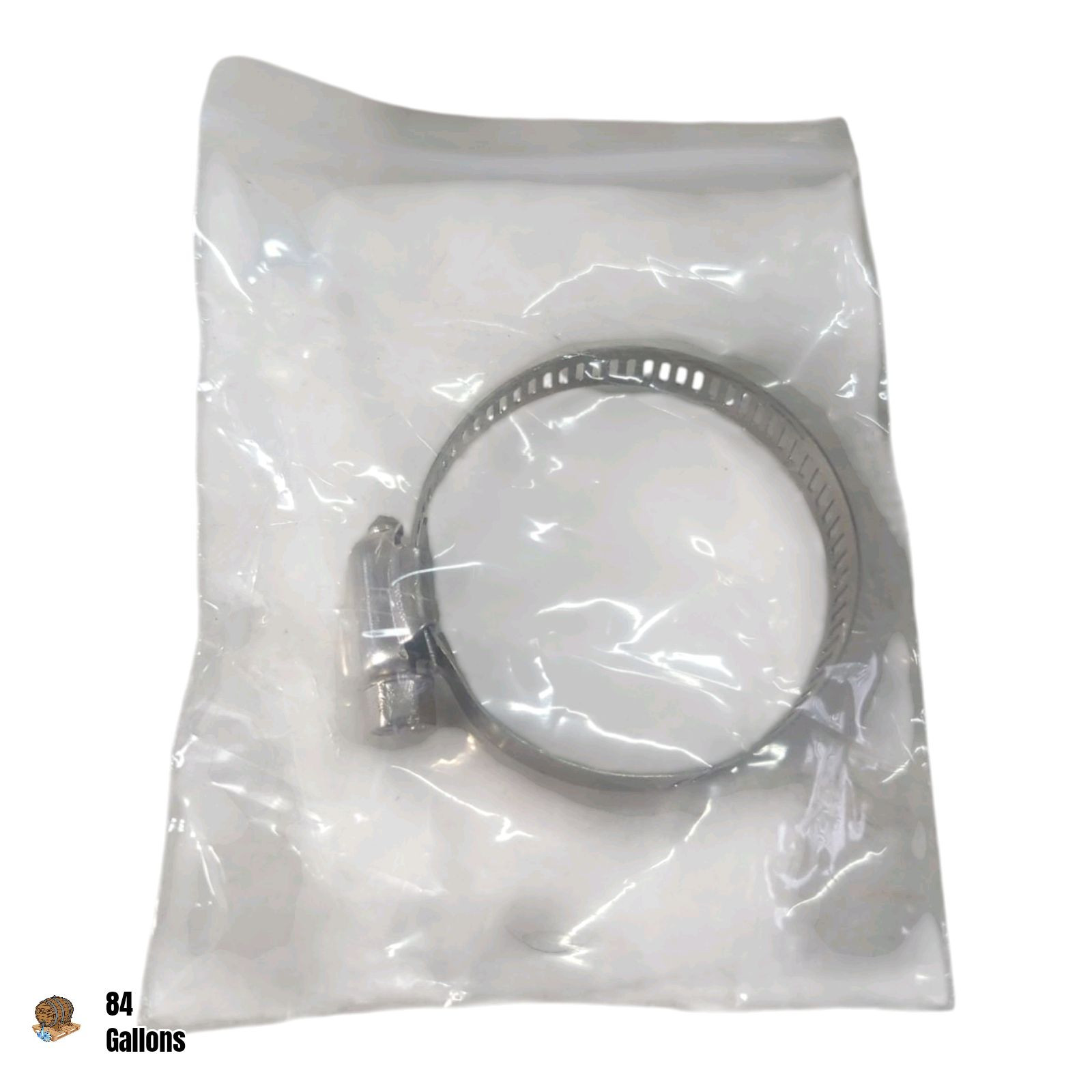 U.S. Pool Supply Black Rhino 2&Prime; x 50&prime; Pool Backwash Hose with Hose Clamp