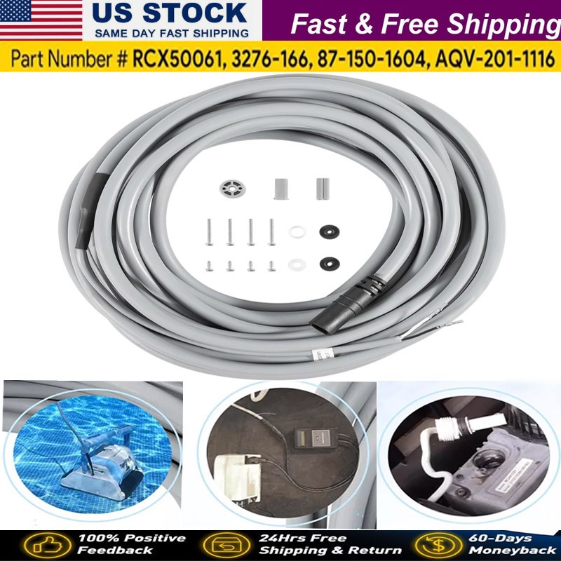 RCX50061 Floating Power Cord Assembly for Hayward Tigershark QC Robotic Cleaner