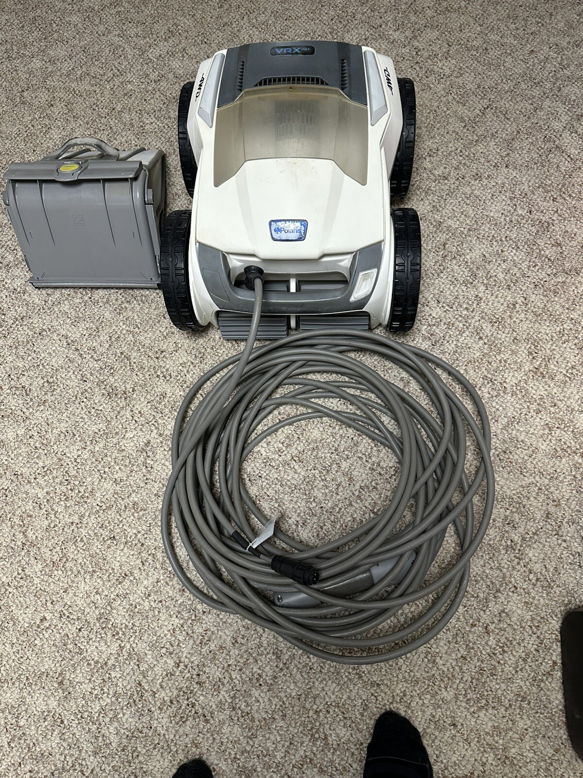 The Polaris VRX iQ+ Robotic Pool Cleaner with iAquaLink Control FVRXIQP