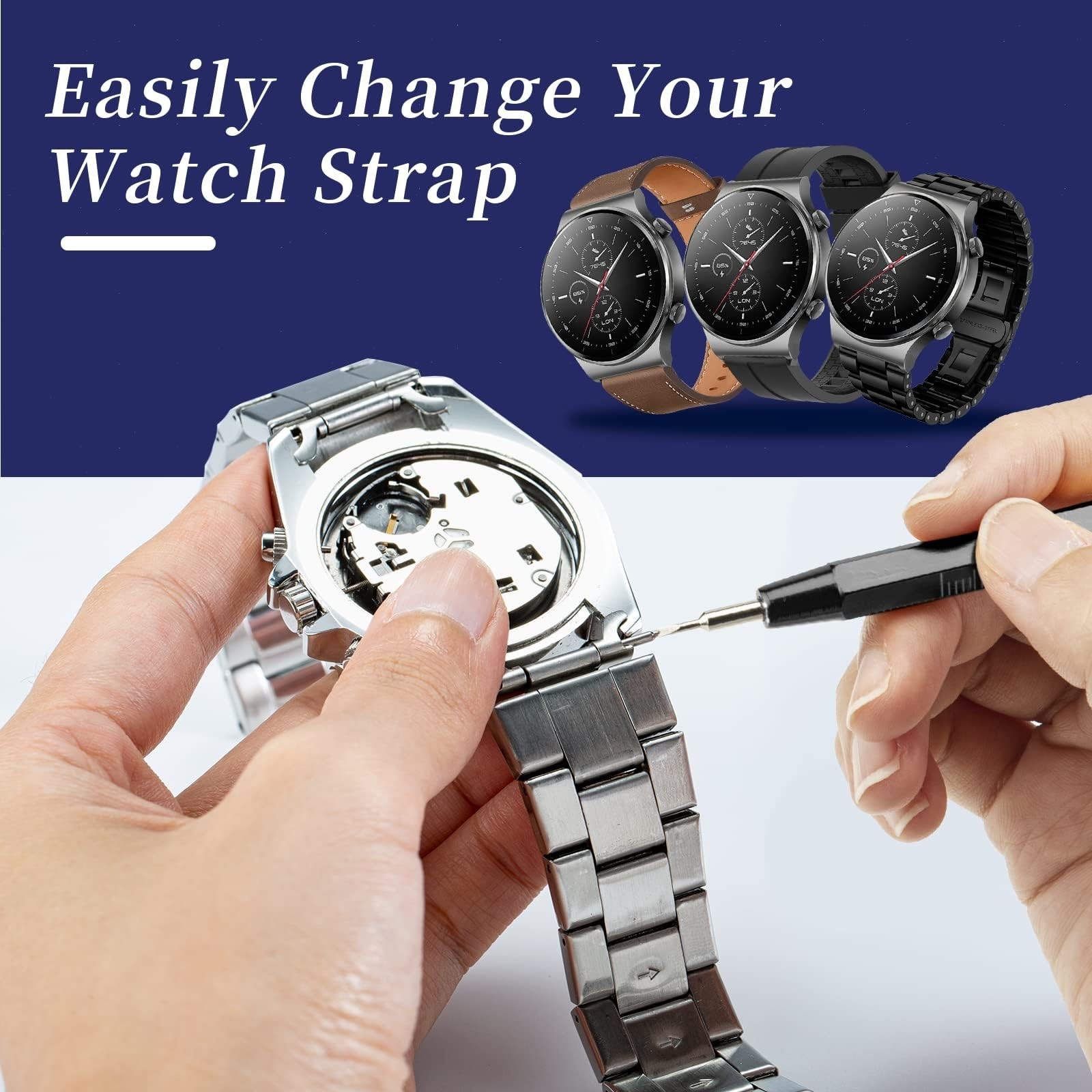 Eventronic Watch Repair Kit, Professional Watch Battery Replacement Tool, Wat…
