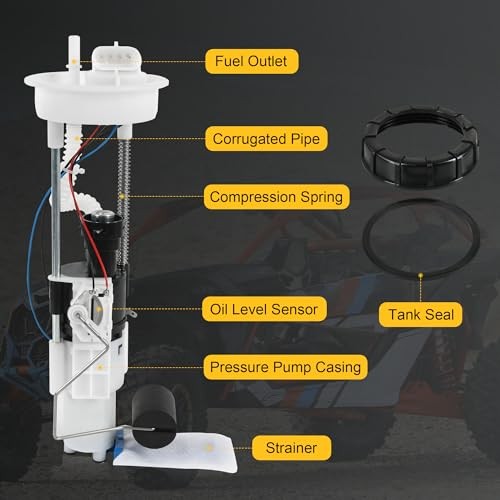 2521201 Fuel Pump Assembly 47-1011 Compatible with Polaris RZR 4 800/800 EPS