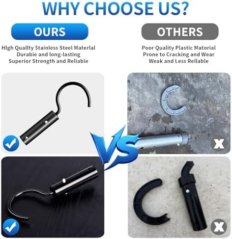 Upgraded Stainless Steel Hook for Robotic Pool Cleaners – Duty Metal Replacement