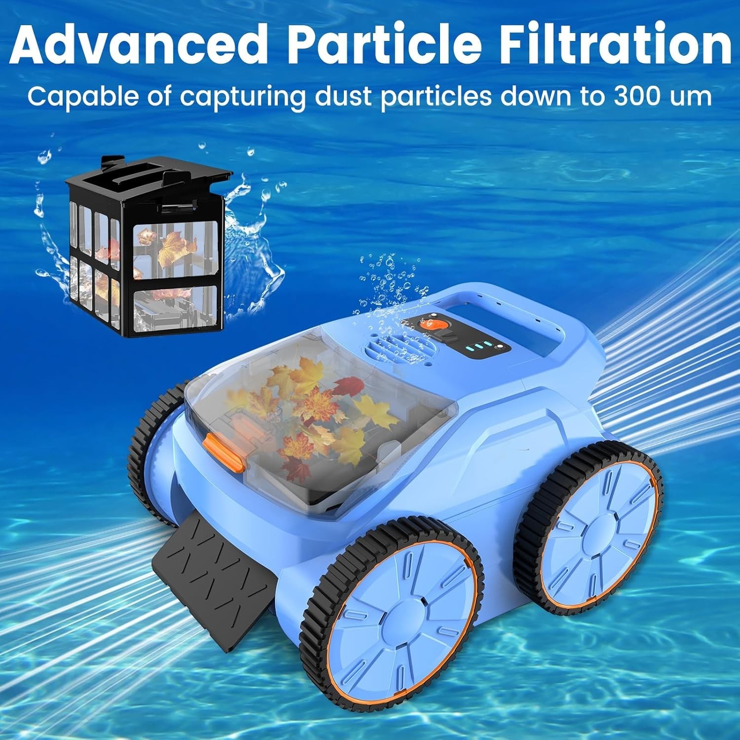 CORDLESS Robotic Pool Cleaner, Pool Vacuum for Inground Pools (2025 Upgraded)