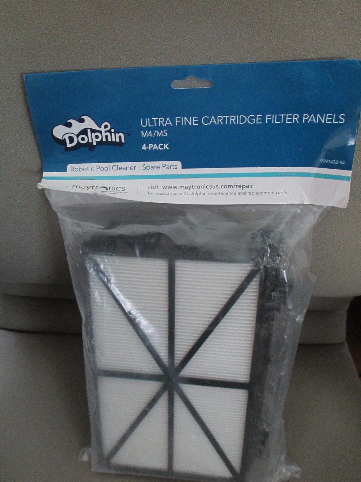 USA STOCk GENUINE DOLPHIN 9991432-R4 ULTRA FINE 4X CARTRIDGE FILTERS FREE SHIP
