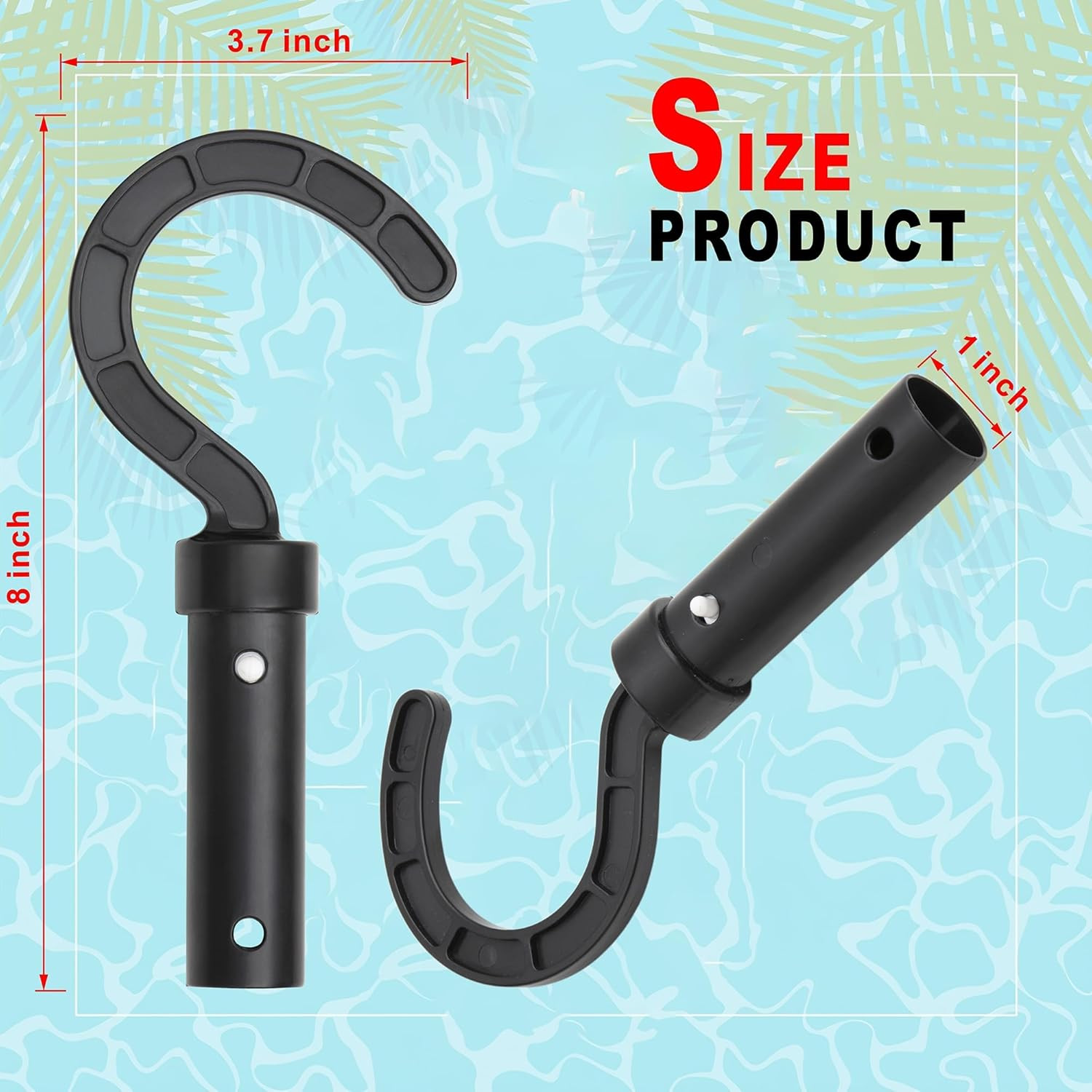 2 Pack Hook for All Robotic Pool Cleaner, Including Cordless, above Ground and U